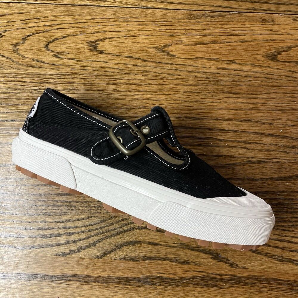 Vans Black White Mary Jane’s 93 Womens Size US 5.5 Eur 35 New Casual Shoes Skate